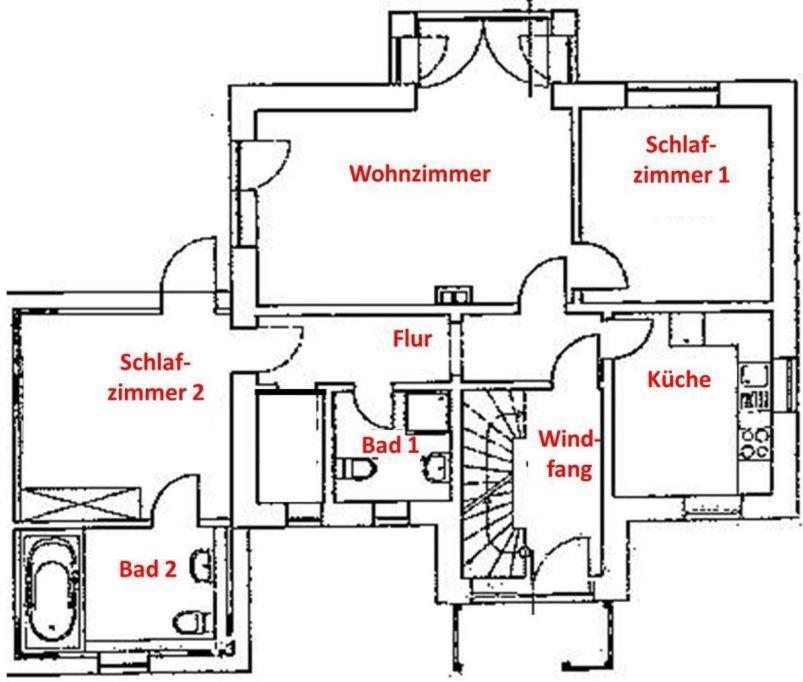 Ferienwohnungen Huus Diekenblick 布特亚丁根 外观 照片